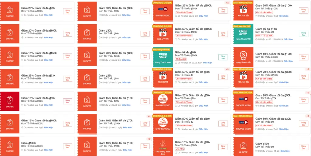 Top Mã Giảm Giá Khi Mua Đồ Hiệu Trên Shopee